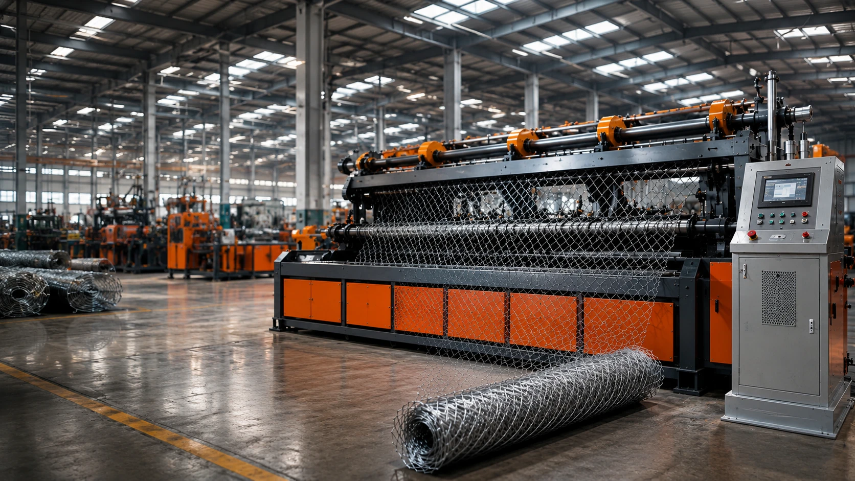 Manual Chain Link Machine Launch 2009